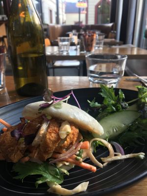 Entree: Crispy ButterMilk Chicken - Vegan Tuesday at Halo in Queenstown