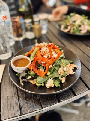 Scrambled Tofu Buddha bowl  at Halo in Queenstown