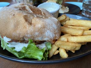 Veggie burger  at Halo in Queenstown