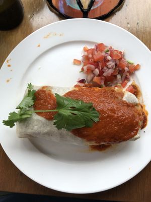 Vegan Burrito  at Halo in Queenstown