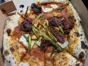 Vegan Pizza Valentinos at Pizza Pi in Chesterfield