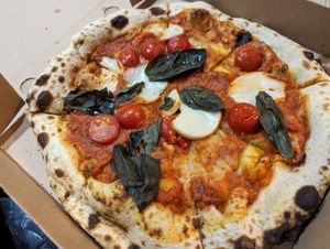 Vegan Margherita Soul Mate at Pizza Pi in Chesterfield