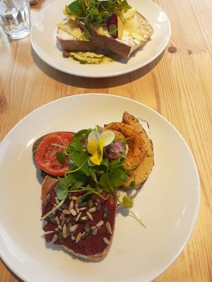 Vegan trio brunch at Good Day Deli in Cork