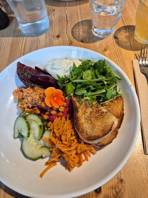 Vegan bowl at Good Day Deli in Cork