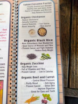 Info at Coffee Stains in Pai