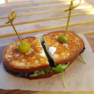 Melanzane panini at Gardener's Lodge in Camperdown