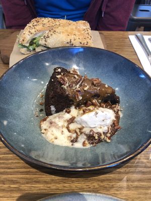 Sticky date pudding  at Gardener's Lodge in Camperdown