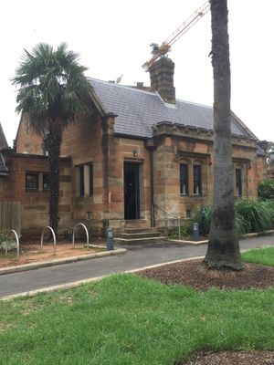 From the outside  at Gardener's Lodge in Camperdown