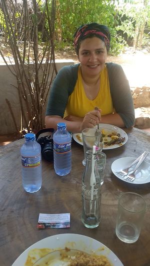 Too tasty not to eat first at Delum Uyana in Dambulla