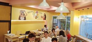 hummus is happiness , like never before, hummus shakes , hummus ice cream , tasty hummus and baba ghannouj  at Hummus Heads in Bangkok