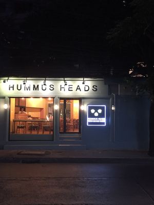 a place for vegan and vegetarian , soul food seekers  at Hummus Heads in Bangkok