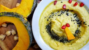 Pumpkin Hummus  at Hummus Heads in Bangkok