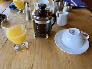 Best coffee everr  at Laguna Lodge & Zotz Restaurant in Santa Cruz La Laguna