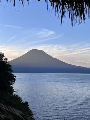 Volcanoes  at Laguna Lodge & Zotz Restaurant in Santa Cruz La Laguna