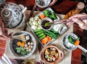 Healthy lunch at Here & Now - Binh Thanh in Ho Chi Minh City
