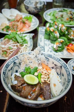 Quang Nam - style noodle at Here & Now - Binh Thanh in Ho Chi Minh City