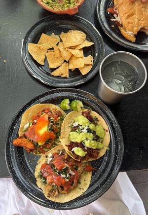   at Por Siempre Vegana Taquería in Mexico City
