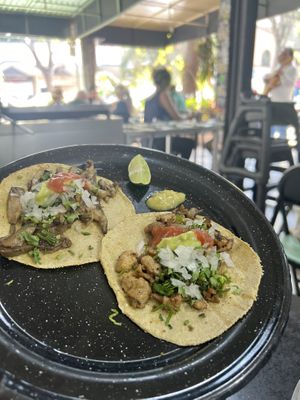   at Por Siempre Vegana Taquería in Mexico City