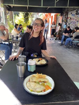   at Por Siempre Vegana Taquería in Mexico City