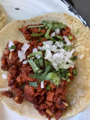   at Por Siempre Vegana Taquería in Mexico City