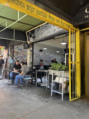   at Por Siempre Vegana Taquería in Mexico City