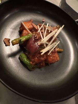 Tofu masala  at Indian Accent in New York City