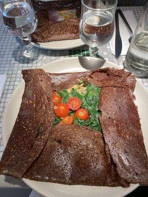 Galette  at Chez Germain in Paris