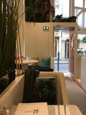 inside at Chez Germain in Paris