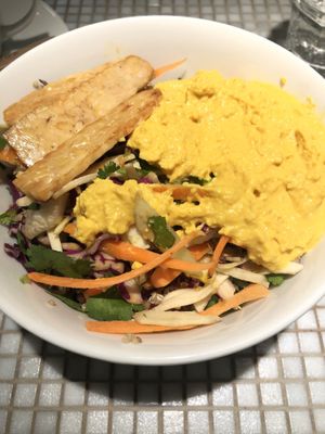 Vegan bowl at Chez Germain in Paris