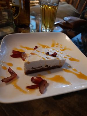 Cashew cake at Forest & Plate in Kathmandu