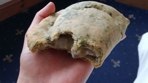 pasty at Sandford's Bakery in Great Torrington