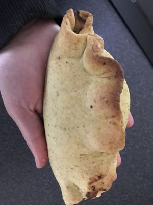 Vegan curry pasty. Was really good! at Sandford's Bakery in Great Torrington