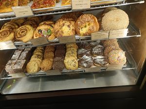 An assortment at the counter at Fergbaker in Queenstown