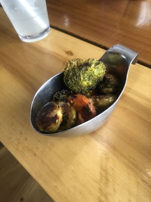 Mixed vegetables at Bird's Nest Cafe in Nashville