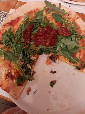 Pizza Aoste vegan at Don Camillo - Neue Welt in Graz