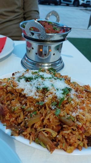 Vegetable Biryani at Mother India in Figueira Da Foz
