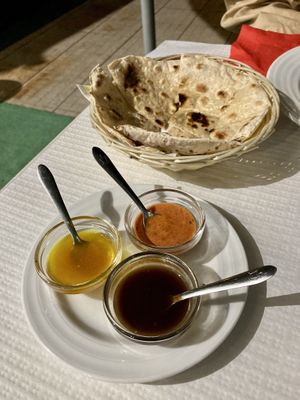 Tawa Roti  at Mother India in Figueira Da Foz