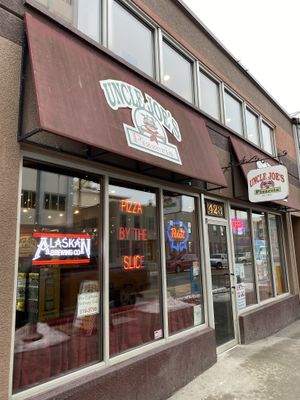 Entry  at Uncle Joe's Pizzeria in Anchorage