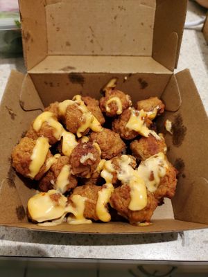 Peri Peri chik'n bites at Crust Gourmet Pizza Bar in Kirwan