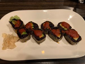 green garden roll with black rice   at Sun Cuisines in Buffalo