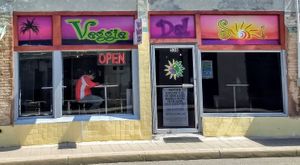 Entrance at Veggie Del Sol in Brownsville