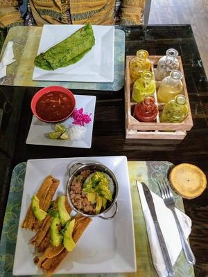 Yummy lunch 😋 at Veggie Del Sol in Brownsville