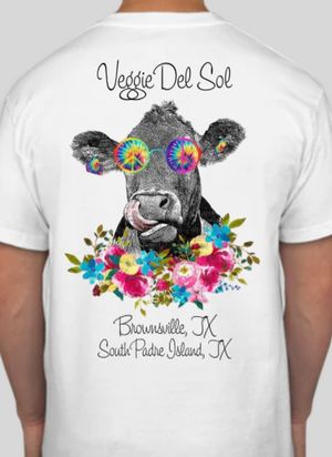 Our new shits available at our south padre location  at Veggie Del Sol in Brownsville