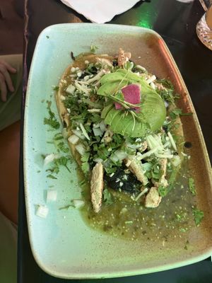 Vegan Huarache  at Limón y Sal in Ventura