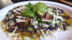 Huarache at Limón y Sal in Ventura