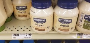 Hellmann's vegan mayonnaise at Food Lion in Berkeley Springs