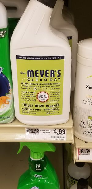 Mrs. Myers toilet cleaner at Food Lion in Berkeley Springs