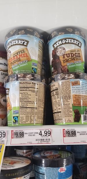 Ben and Jerry's vegan ice cream at Food Lion in Berkeley Springs
