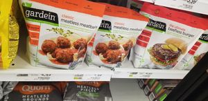 Gardein meatless meatballs are vegan burgers at Food Lion in Berkeley Springs