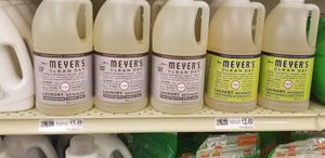 Mrs. Myers Laundry detergent at Food Lion in Berkeley Springs
